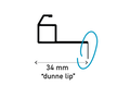Dunne lip tekening